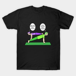 Acroyoga plank on plank pose T-Shirt